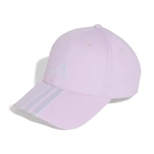 adidas Unisex Bball 3S Cap New Logo, Clear Pink/White, L - Baseball Caps, nachhaltig aus mindestens 50 % recycelten Materialien, ideal für umweltbewusste Sportler.