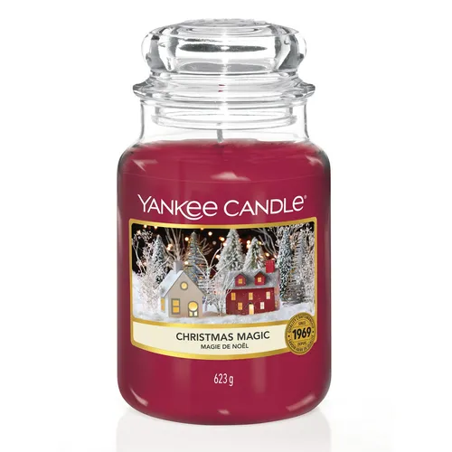 Yankee Candle Duftkerze im Glas (groß) | Christmas Cookie in rot von Yankee Candle