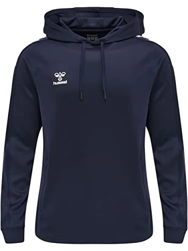 hummel Sweatshirt hmlCORE XK Poly Sweat Hoodie - Sweatshirt mit wasserbasiertem Logo, seitlichen Reißverschlusstaschen und verstellbarem Kapuzenzug – ideal für sportliche Aktivitäten und gemütliche Tage.