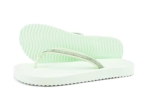 Damen Zehentrenner Flipflop flip Glam, Matcha Ice, Größe 37 EU