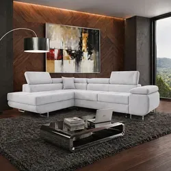 Wohnlandschaft Ecksofa Silbergrau Samt mit Bettfunktion und Bettkasten – Komfort und Stil vereint - Moderne Wohnlandschaft in elegantem Silbergrau mit Schlaffunktion und praktischem Bettkasten. Ideal für gemütliche Abende und zusätzlichen Stauraum. Hochwertige Materialien garantieren Langlebigkeit und angenehmen Sitzkomfort.