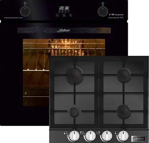 Kaiser Küchengeräte Autarkes Backofen-Set EH 6367 + KCG 6387