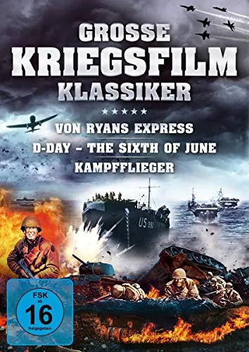 Große Kriegsfilm-Klassiker - Von Ryans Express, D-Day – The Sixth of June, Kampfflieger