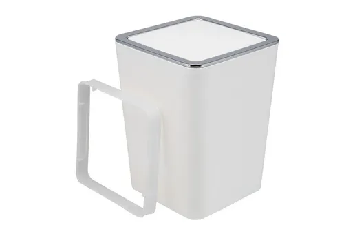 bremermann Kosmetikeimer SAVONA 6 Liter - edles Design und hygienisch - Haushaltszubehör mit elegantem Design, der Kosmetikeimer SAVONA überzeugt durch seinen Schwingmechanismus und den versteckten Müllbeutel für optimale Hygiene. Ideal für Bad, Schminktisch oder Küche.