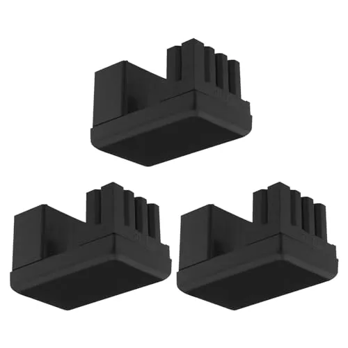 3stk ATX 8-polig Stecker auf Buchse 180 Grad Winkel Adapter GPU Abwärtswinkel Stecker Power Adapter Board für Desktop-Grafikkarte Schwarz