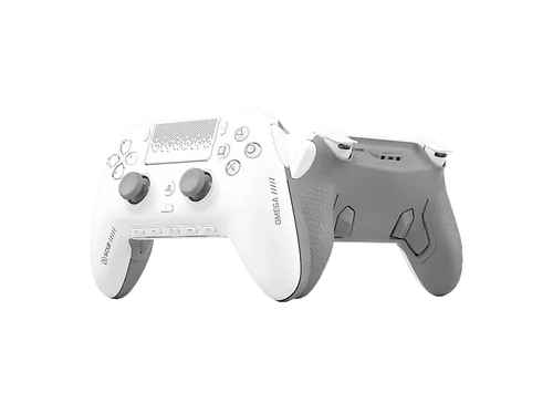 SCUF Omega Kabelloser Performance Gaming Controller für PS5 und PC – Weiß