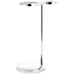 MÜHLE Rasierset-Ständer, 1-tlg. silberfarben - Rasierzubehör, eleganter und stabiler Ständer für Ihre Rasierutensilien, sorgt für Ordnung und Langlebigkeit.