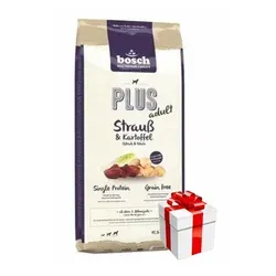 Bosch HPC PLUS Adult Strauß Kartoffel - 12,5 kg getreidefreies Single-Protein Hundefutter, ideal für Allergiker und höchste Verträglichkeit