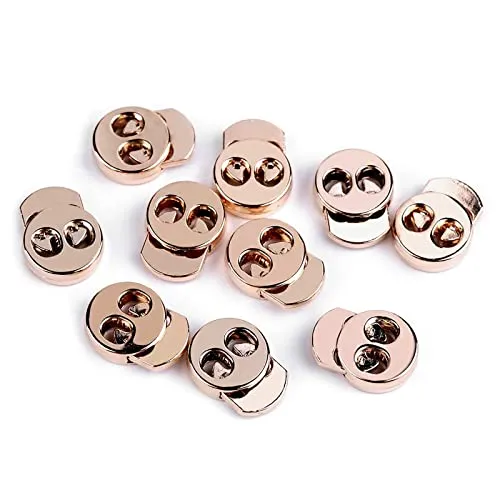 maDDma 4 Stück Kordel-Stopper aus Metall Kordelklemmen für Bekleidung Taschen Variantenwahl