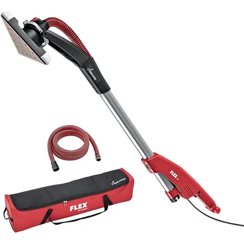 Flex Wand- und Deckenschleifer Handy-Giraffe GE 7 + MH-T + SH - Schleifmaschine mit Wechselkopfsystem für professionelle Arbeiten, inklusive Transporttasche und kraftvoller 710 W Leistung für effizientes Schleifen großer Flächen.