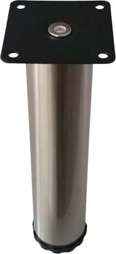 Produktbild Möbelfuß 200 mm höhenverstellbar +25 mm Möbelbein Ø 42 mm max 50 kg
