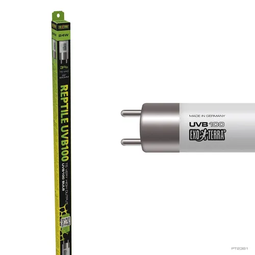 Exo Terra T5-VHO Hochleistungs-UVB100-Lampe 24Watt mit 3%UVB 550mm NEUHEIT 2025