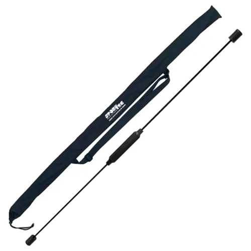 Sport-Tec Schwingstab 160 cm mit Tasche - Kleine Fitness-Geräte mit sicherem Halt dank gummiertem Griff, ideal für das Training der stabilisierenden Muskulatur. Inklusive Übungsposter für effektives Training.