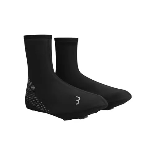 BBB Uberschuhe Freeze 45/46 schwarz - Fahrradschuhe für optimale Wärmeisolierung, ideal für kalte Wetterbedingungen beim Radfahren.