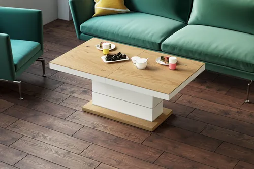 Design Couchtisch H-333 Eiche Natur