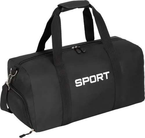 L Reisetasche Saunatasche Sporttasche Fitnesstasche Damen Herren Kinder (626) SCHWARZ 30