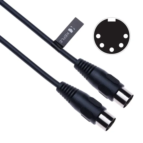 DIN MIDI Kabel Stecker zu Stecker Audioleitung für MIDI-Controller, Synthes... 5