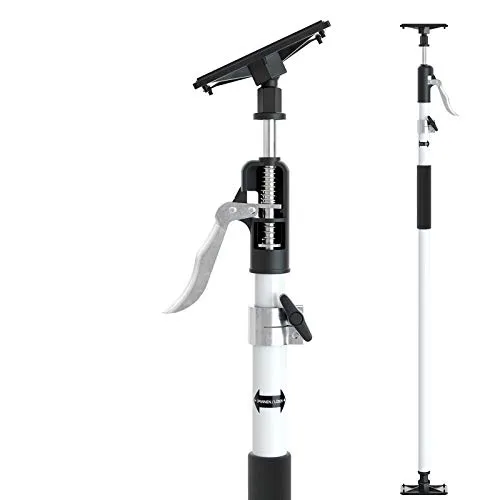 MULTISPANN® Montagestütze 133-310cm - Max. 80kg - Baubedarf mit innovativem 3-Spannsystem für präzises Arbeiten. Ideal für Montage, Trockenbau und Renovierungen. Qualität