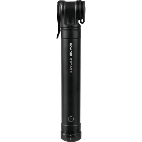 Topeak Roadie 2stage Mini Pump 160 Psi - Luftpumpen, kompakte Mini-Pumpe mit 160 PSI für schnelles Aufpumpen von Rennradreifen unterwegs