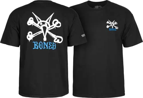 Powell Peralta Rat Bones T-Shirt, Schwarz, Größe M