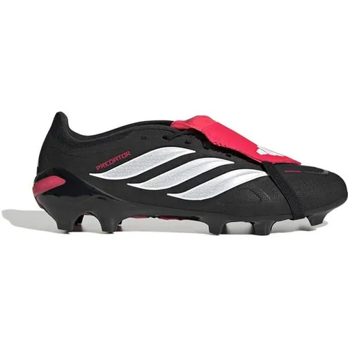 ADIDAS Herren Fußballschuhe Predator League mit umschlagbarer Zunge - Innovativer Fußballschuh für feste Böden, ausgestattet mit leichtem Obermaterial und stabilisierender Powerspine Technologie für optimalen Grip und Schusspräzision. Ideal für ambitionierte Spieler.