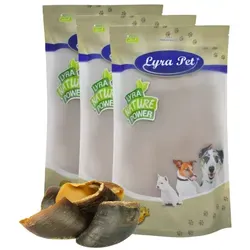 Stk. Lyra Pet® Rinderhufe ca. 3,6 kg - Hundefutter - 100% Büffel Rinderhufe für langanhaltendes Kauvergnügen, proteinreich und zahnpflegeunterstützend, ideal für Hunde aller Größen.