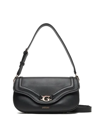 Guess Dea Schultertasche 28.5 cm schwarz - Elegante Handtasche aus langlebigem Polyurethan mit praktischem Magnetverschluss und vielseitigen Tragemöglichkeiten. Perfekt organisiert durch intelligente Fächer und Raumteiler.