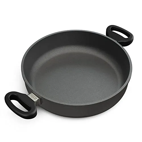 Hoffmann Schmorpfanne 32 cm – Hochrandpfanne für Induktion