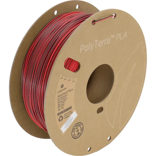 Polymaker PA03022 Dual Silk Filament PLA-Seide Mehrfarbig - 3D Drucker Filament, seidig glänzend und zweifarbig für beeindruckende Druckergebnisse, ideal für kreative Projekte.