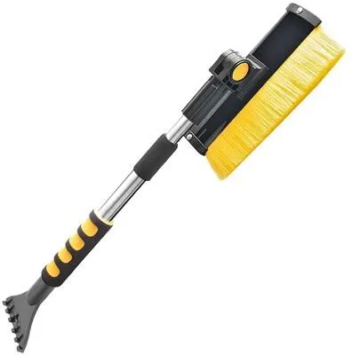 Pro Plus Schneebürste mit Eiskratzer und Teleskop-Stiel 52-72cm - Praktische Schneebürste mit Gummiwischer und Eiskratzer von Pro Plus. Der teleskopierbare Stiel ermöglicht eine einfache Handhabung, während der Softgriff für Komfort sorgt.
