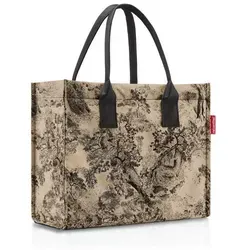 reisenthel Daily Shopper Umhängetasche Jacquard Brown - Stylische Handtasche mit 14L Stauraum, leicht und nachhaltig. Ideal für Arbeit, Shopping oder Abende. Inklusive Innentasche und Flaschenfach für optimale Organisation.