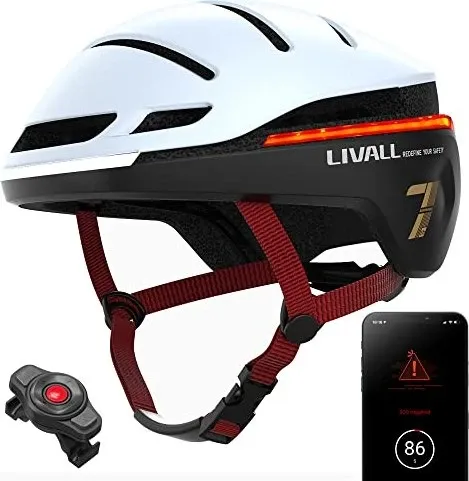 EVO21 Helm für Erwachsene - Weiß, 54-58 cm - Leichter Fahrradhelm mit nur 350g, ideal für sicheren Fahrspaß und optimalen Tragekomfort.