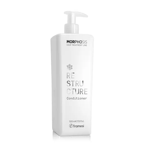 Framesi Morphosis Restructure Conditioner 1000ml - Haarspülungen, revitalisierende Pflege zur tiefenwirksamen Rekonstruktion von geschädigtem Haar für mehr Glanz und Geschmeidigkeit.