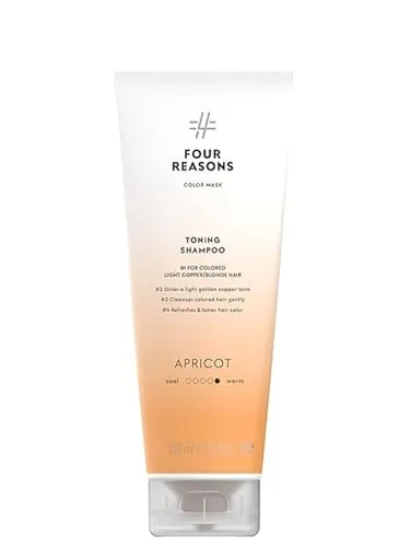 Four Reasons Color Mask Shampoo Apricot 250ml in orange von FOUR REASONS
