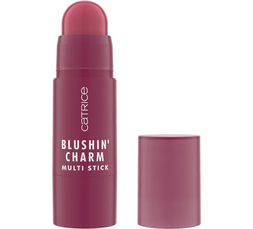 Catrice Rouge Blushin' Charm Multi Stick, 3-tlg., Variable Deckkraft, cremige, nicht klebende Textur, gut verblendbar.