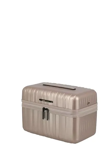 travelite BARBARA NOVELTY Beautycase Satin Nude - Reisetaschen – Stilvolles Beautycase in Satin Nude, praktisch für unterwegs und bietet viel Platz für deine Kosmetikartikel.