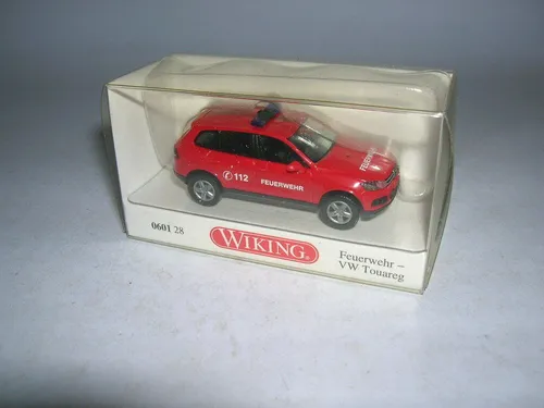 Wiking VW Volkswagen Touareg Feuerwehr rot red 1:87 H0 Art. 0601 28