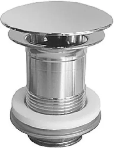 Duravit Universal Schaftventil für Waschtische ohne Überlauf - Chrom 72 x 75 mm - Hochwertiges Schaftventil für Waschtische & Bidets, ideal für moderne Badezimmer ohne Überlauf und sorgt für optimale Funktionalität.