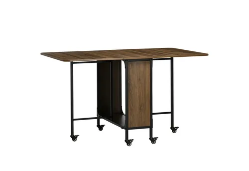 furnicato Esstisch Klappbarer 130x80x74 cm in Braun (1-St)