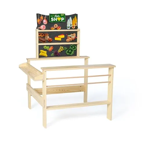 Produktbild Erzi 10071 Kaufladen Erzi Kids Shop aus Holz, Kaufladen für Kinder, Rollenspiele