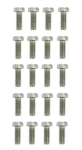 Zylinderschrauben Gewindeschrauben 4.8 mit Schlitz DIN EN ISO 1207 DIN84 M4x16mm 20 Stück (0173)