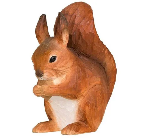 Wildlife Garden Skulptur Dekotier Rotes Eichhörnchen in rot von Wildlife Garden