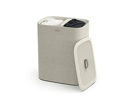 Joseph Joseph Tota Wäschekorb 90 l, ecru in beige von Joseph Joseph