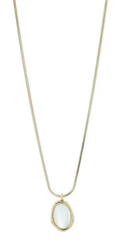 AKZENT Kette mit Anhänger 5010664 Edelstahl silber Damen wasserfest