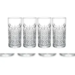 MÄSER Longdrinkbecher 29,5 cl - 4-er Set, zeitlos elegant - Gläser, 4 Longdrinkbecher, spülmaschinengeeignet und ideal für besondere Anlässe, vereinen Anmut und Eleganz.