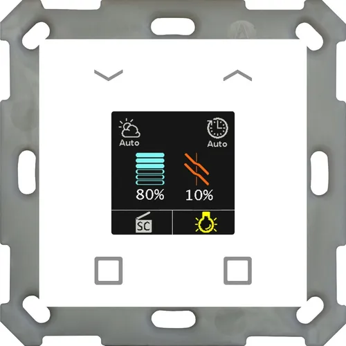 MDT Jalousietaster Smart BE-JTA5504.01 - Smart Home Jalousietaster von MDT, ideal für KNX und EIB Bussysteme, ermöglicht eine komfortable Steuerung von Jalousien und Rollläden.