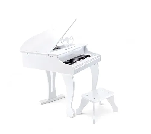 Hape Luxusflügel Piano - 30 Tasten, inklusive Stuhl und Notenständer, fördert musikalische Frühförderung ab 3 Jahren