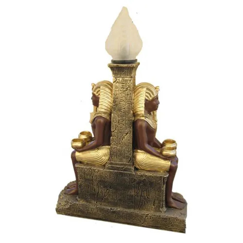 Ägyptische Figur Lampe Srehleuchte Lampen Statue Wächter 60cm Statuen Figuren