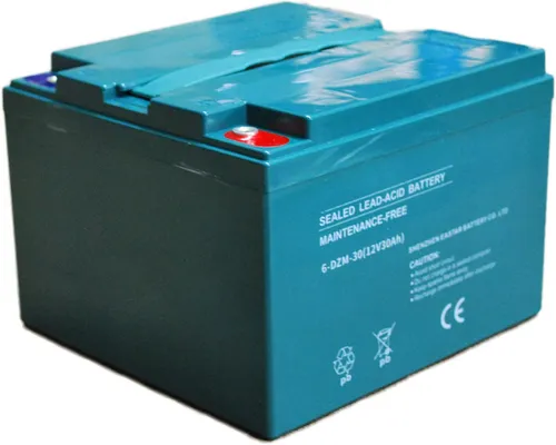Akku 6-DZM-30 12V 30Ah - ideal für Elektromobile - E-Scooter Akku 6-DZM-30, wartungsfrei und leistungsstark mit 700 Ladezyklen für zuverlässige Mobilität in Seniorenmobilen und Elektrorollern.