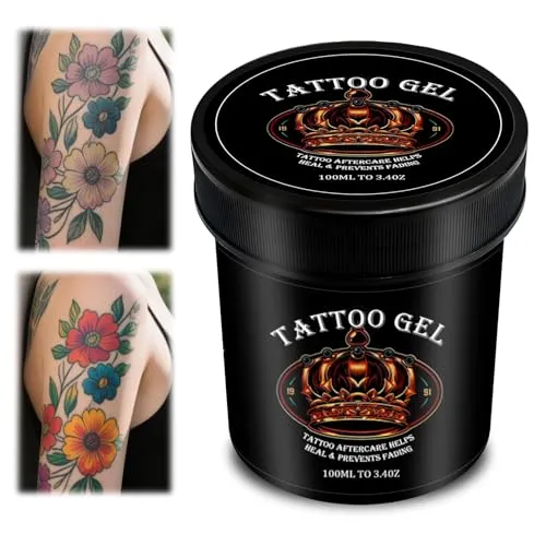 100ml Tattoo Butter - Professionelle Tattoopflege für strahlende Farben - Erleben Sie die 100ml Tattoo Butter, die speziell für die Pflege neuer und älterer Tattoos entwickelt wurde. Sie beruhigt, nährt und schützt die Haut, um die Farbintensität zu bewahren.